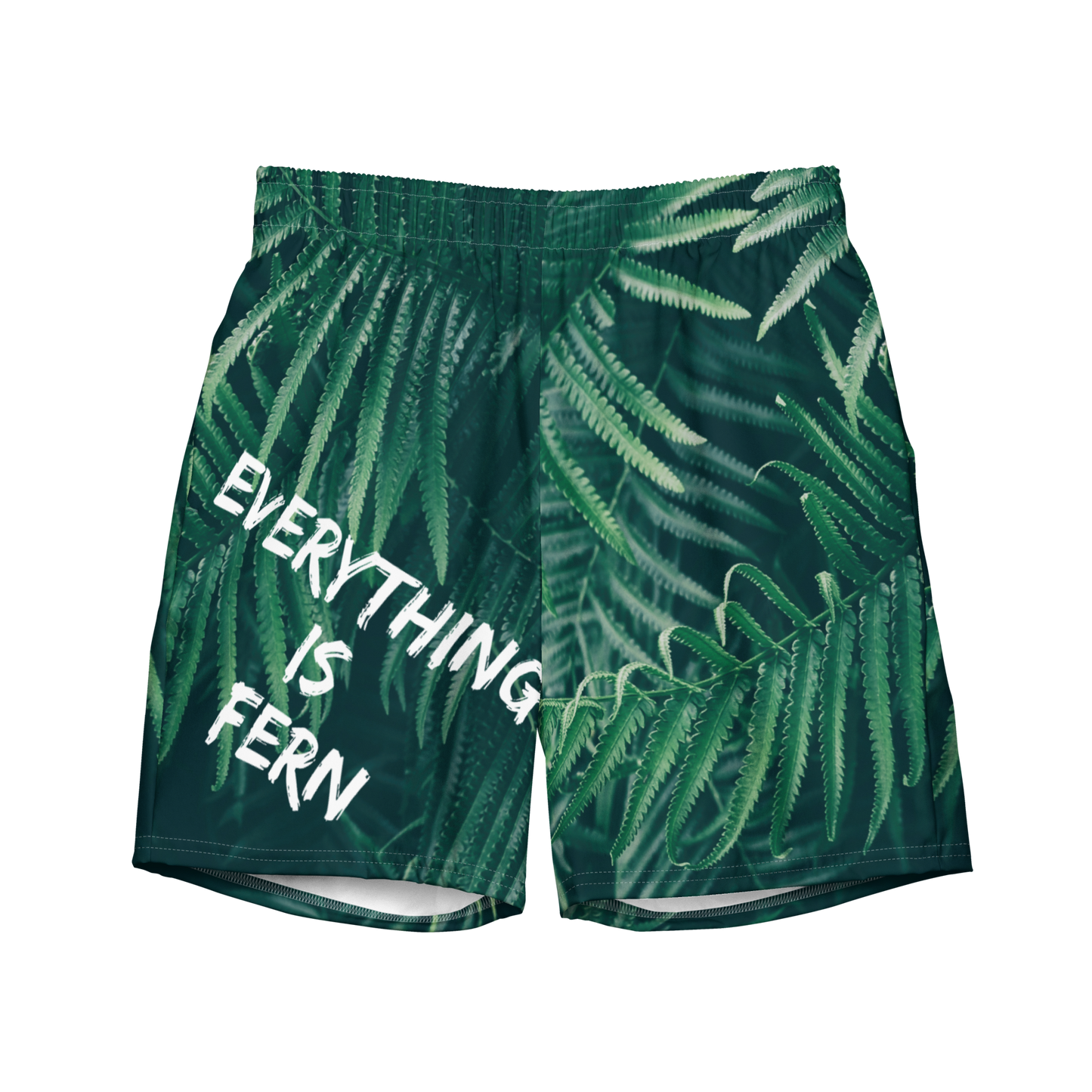 Everything is Fern Men's swim trunks