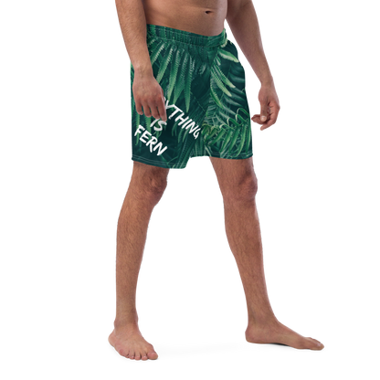 Everything is Fern Men's swim trunks