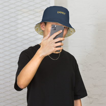 Gold Koi Reversible bucket hat