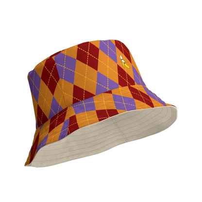 Argyle Reversible bucket hat