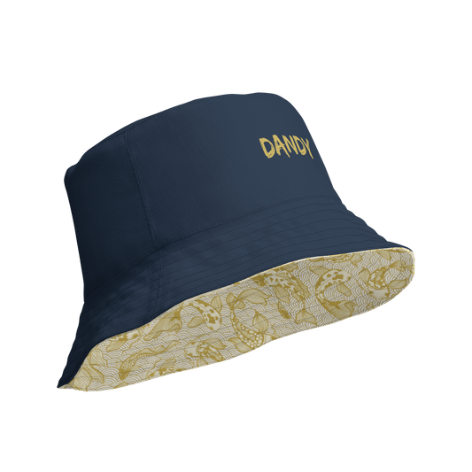 Gold Koi Reversible bucket hat