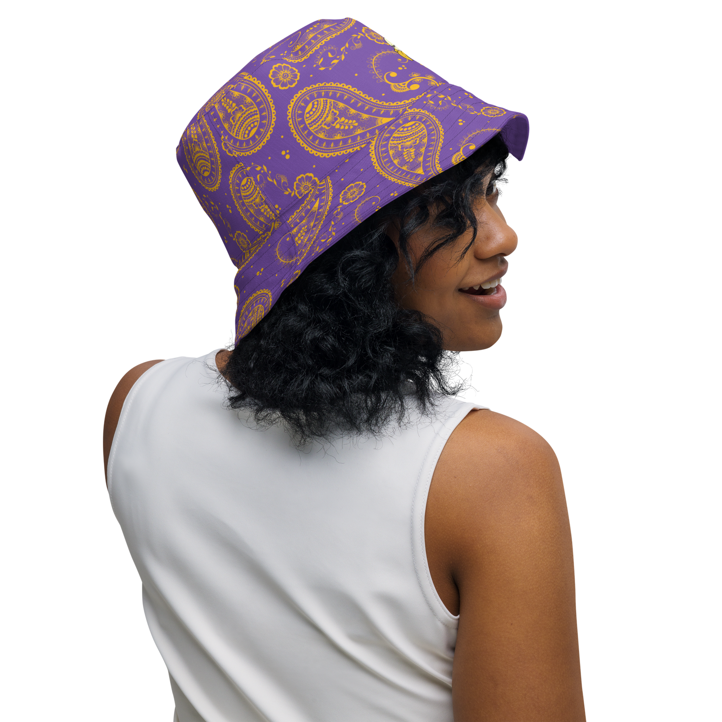 Paisley Reversible bucket hat