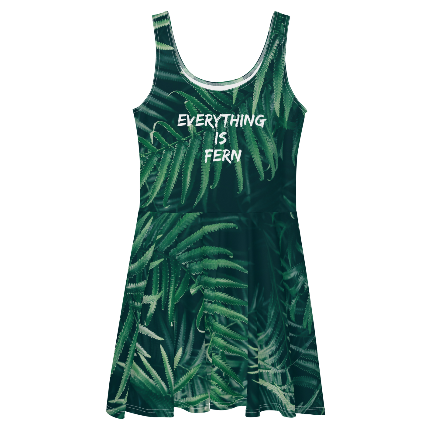 Everything is Fern Skater Dress