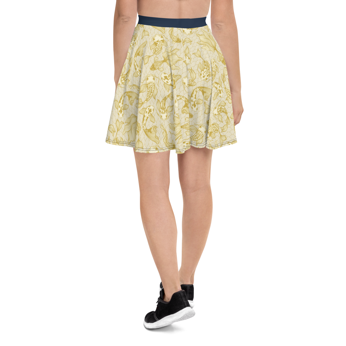 Gold Koi Skater Skirt