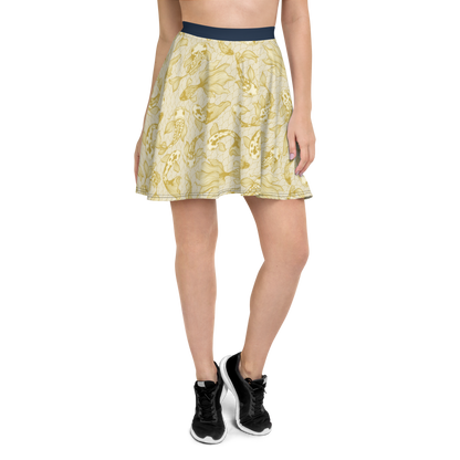 Gold Koi Skater Skirt