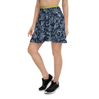 Blue Koi Skater Skirt