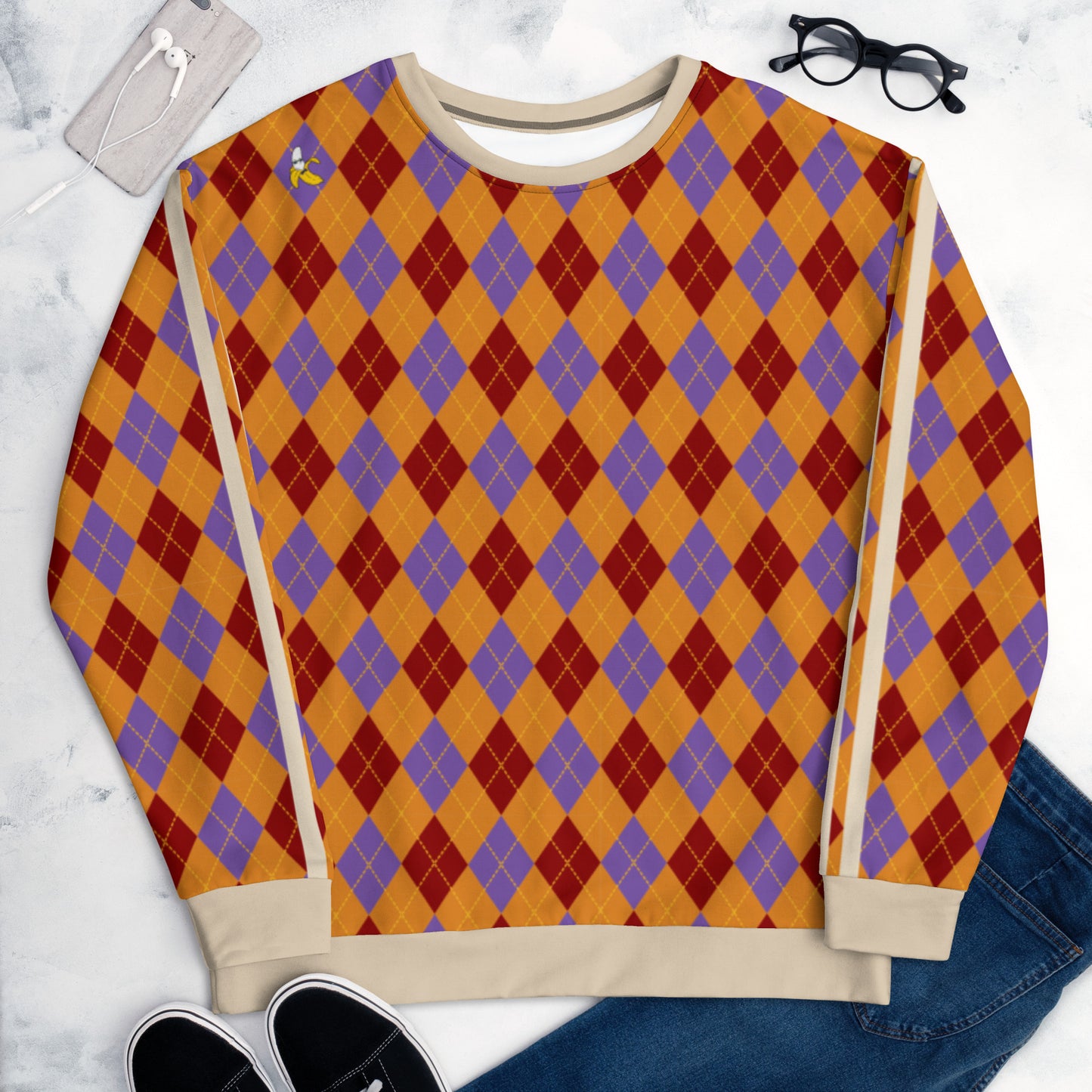 Argyle Unisex Sweatshirt