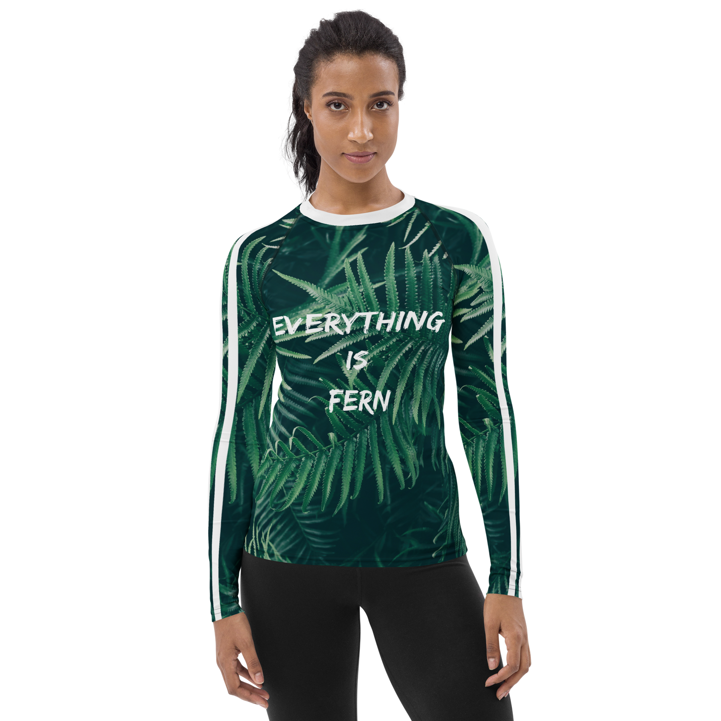 Everything is Fern Women's Rash Guard