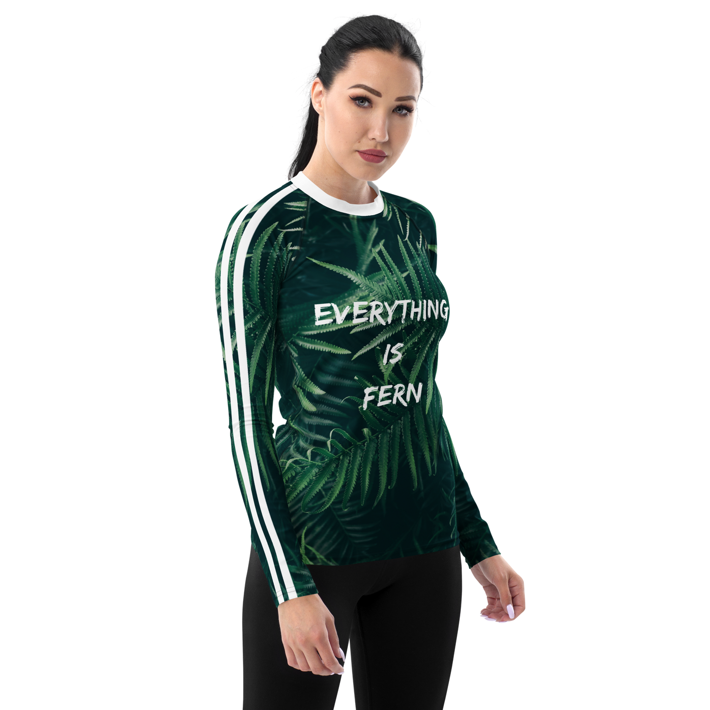 Everything is Fern Women's Rash Guard