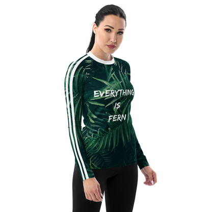 Everything is Fern Women's Rash Guard