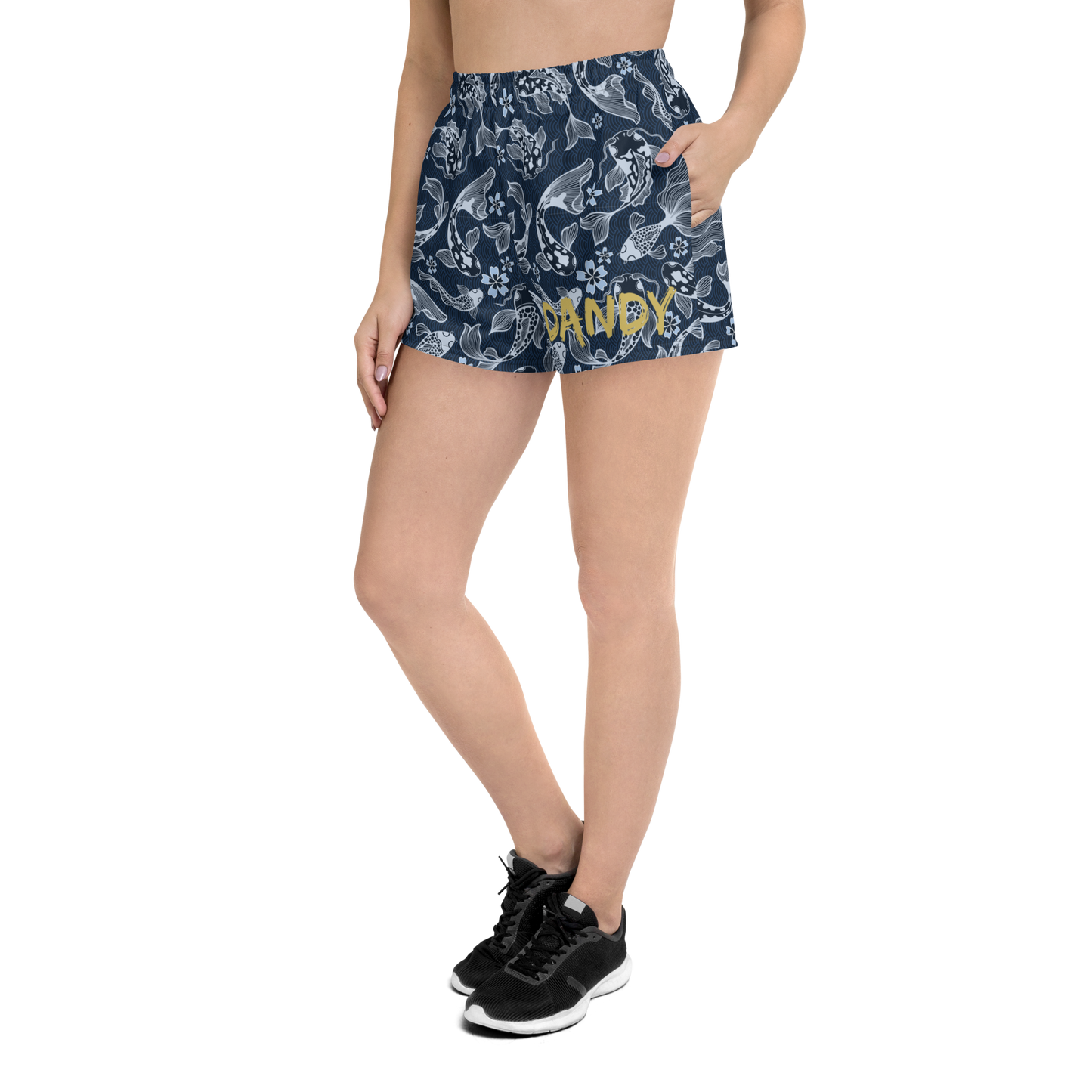 Blue Koi Women’s Recycled Athletic Shorts