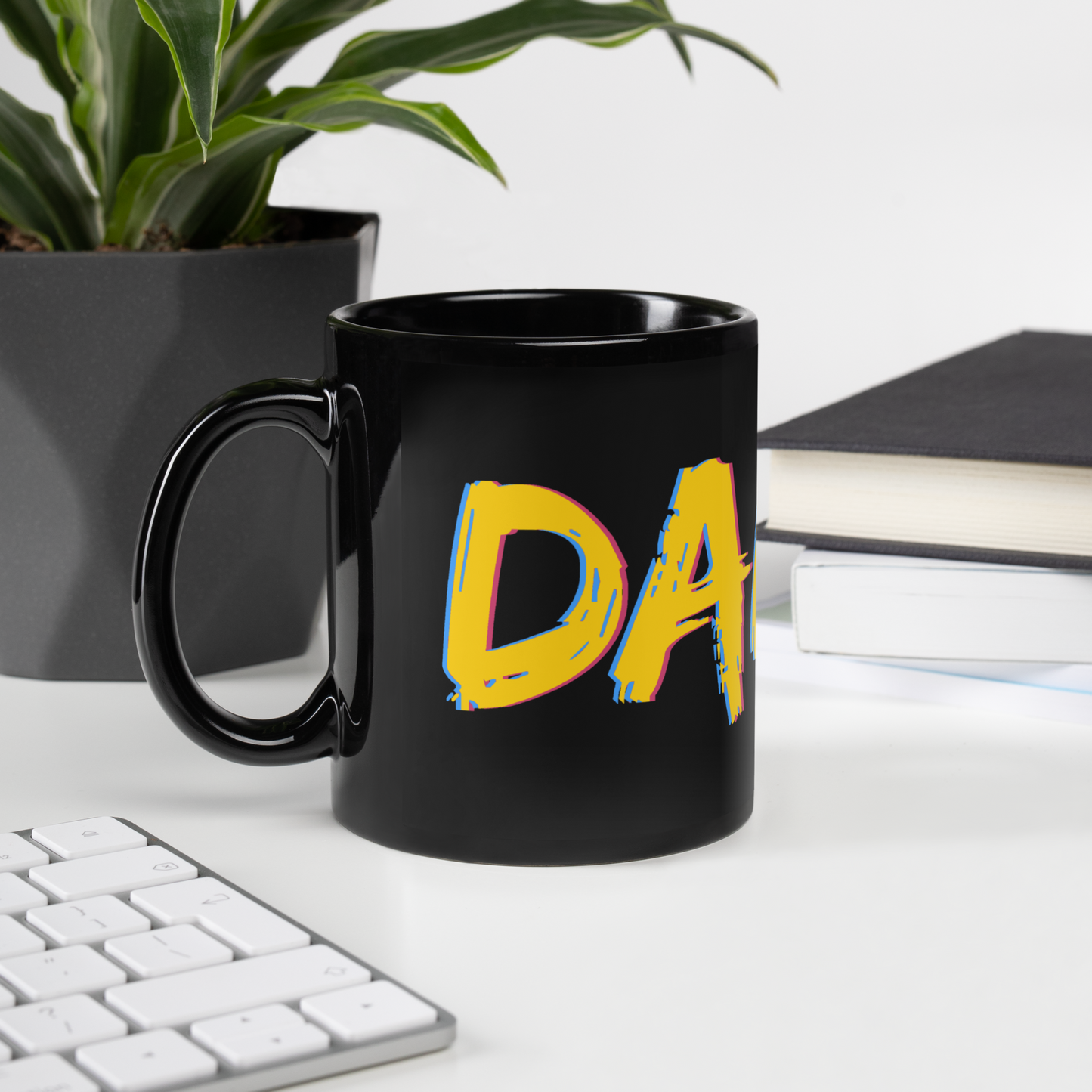 Dandy Black Glossy Mug