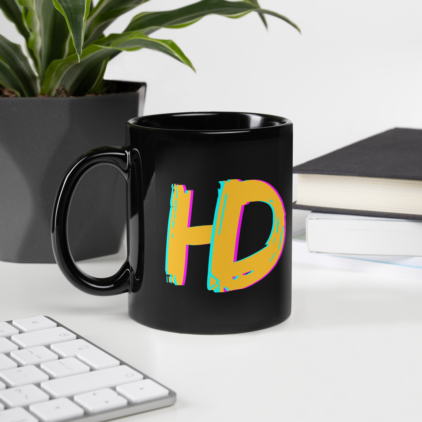 HD Black Glossy Mug