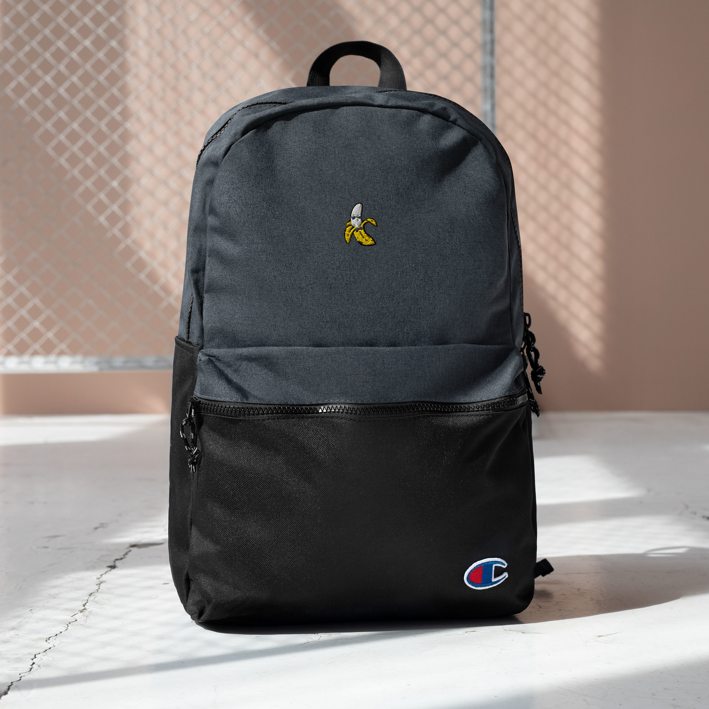 Banana Embroidered Champion Backpack