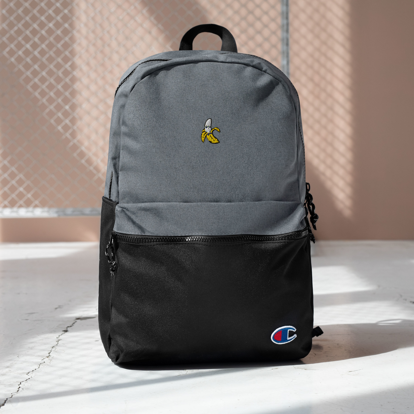 Banana Embroidered Champion Backpack