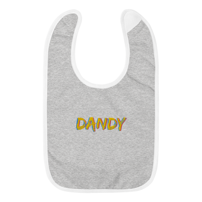 Dandy Embroidered Baby Bib