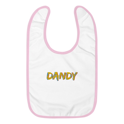 Dandy Embroidered Baby Bib