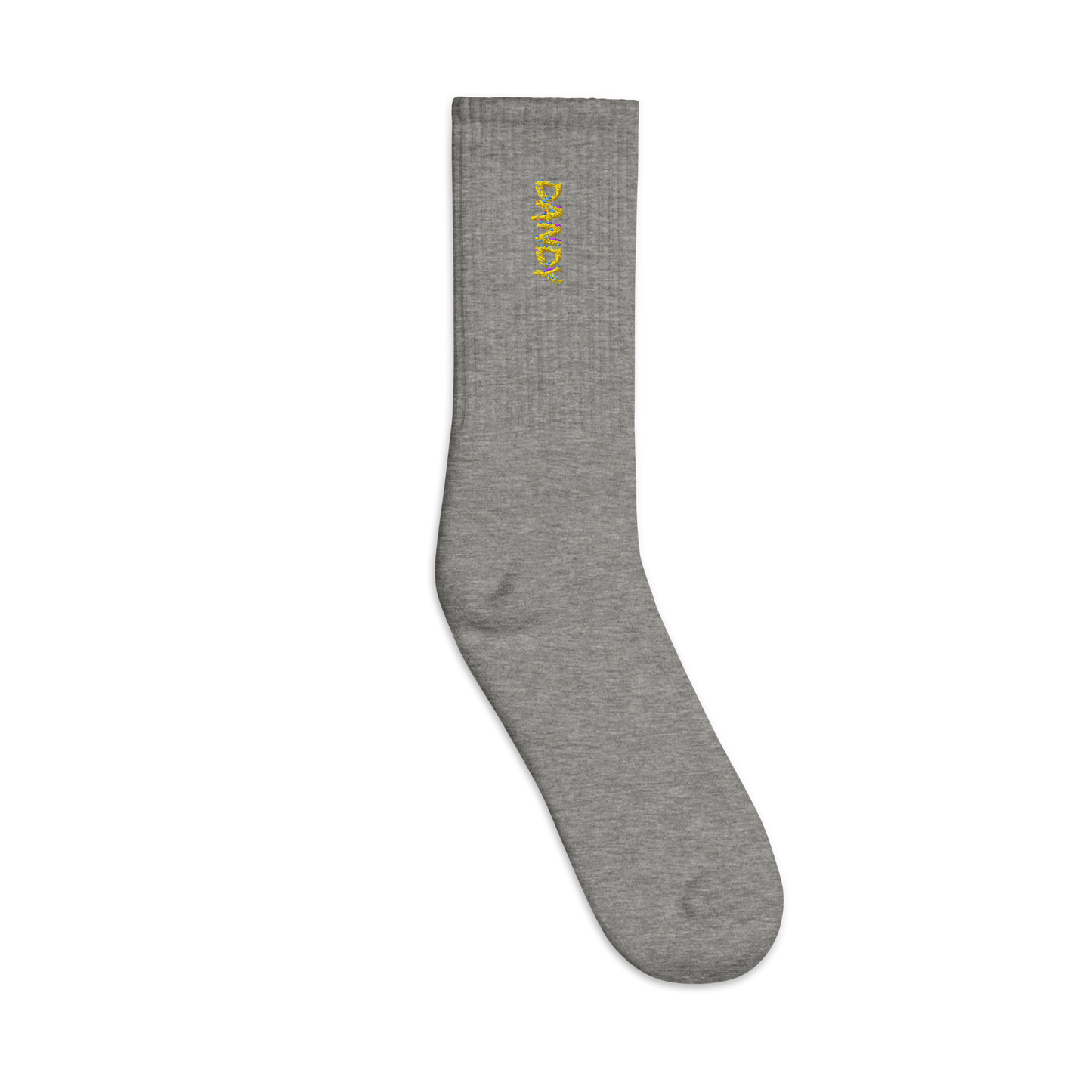 Banana Embroidered socks