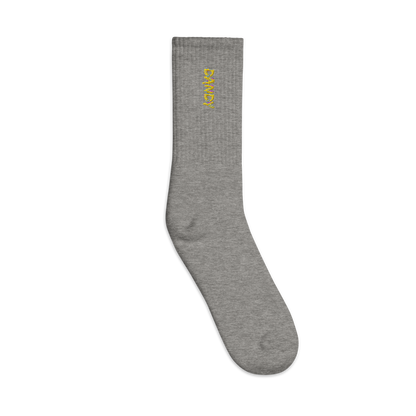 Banana Embroidered socks