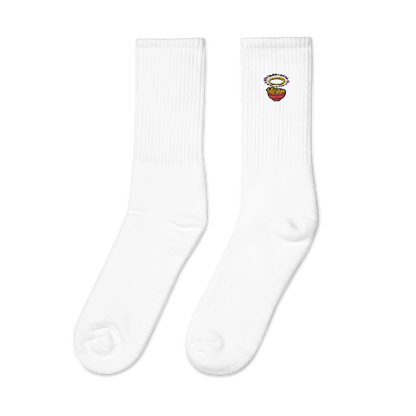 Holy Guacamole Embroidered socks