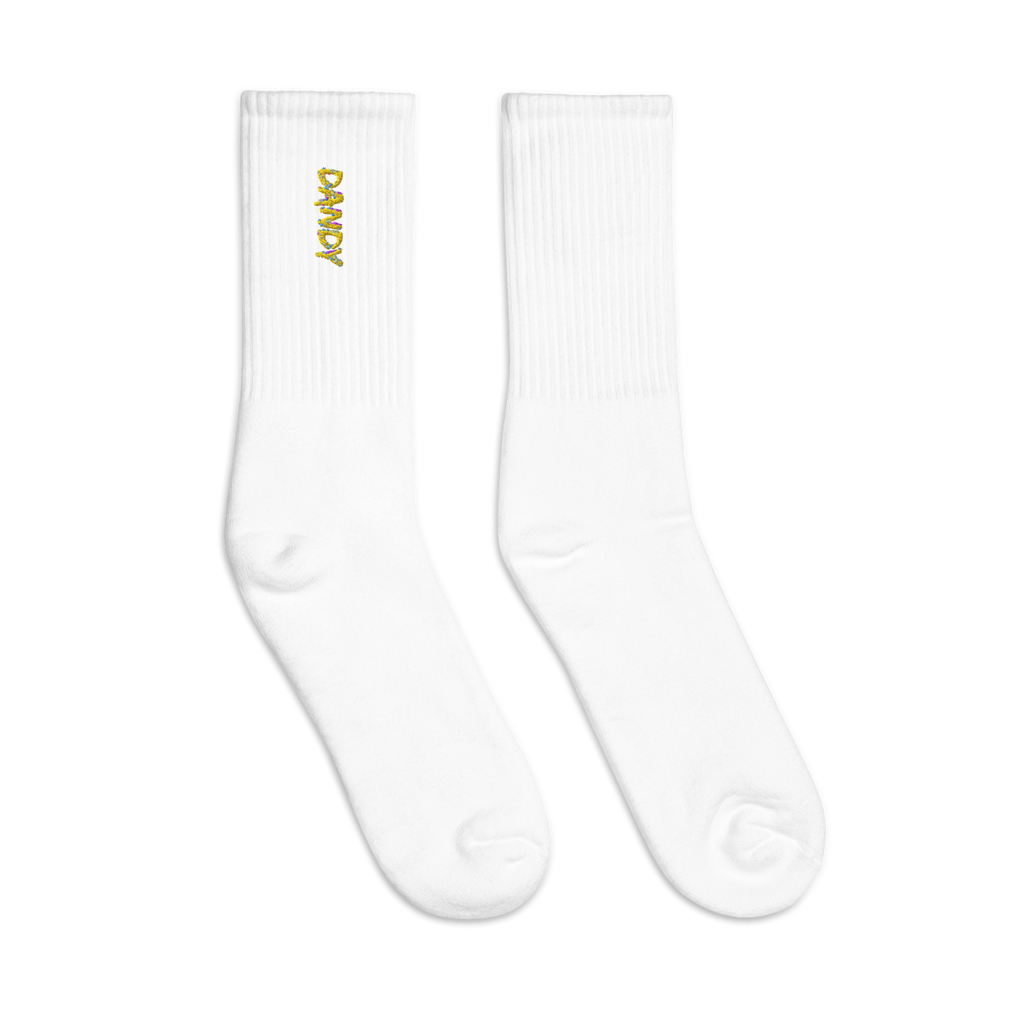 Banana Embroidered socks