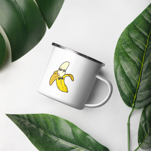 Banana Enamel Mug