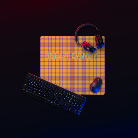 Plaid Gaming mouse pad