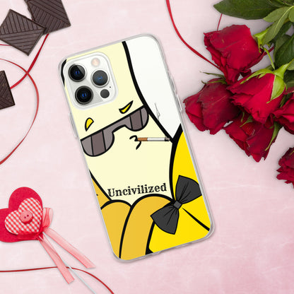 Uncivilized Banana iPhone Case