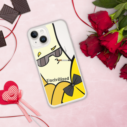 Uncivilized Banana iPhone Case