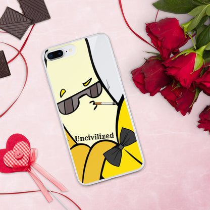 Uncivilized Banana iPhone Case