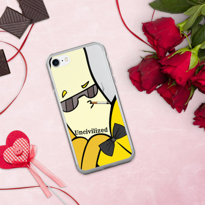 Uncivilized Banana iPhone Case