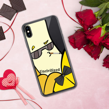 Uncivilized Banana iPhone Case