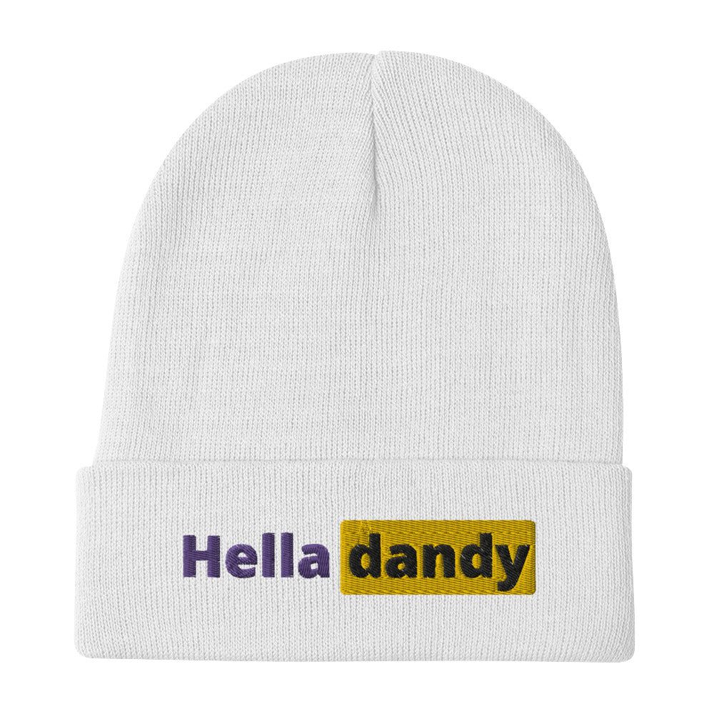 The Hub Embroidered Beanie