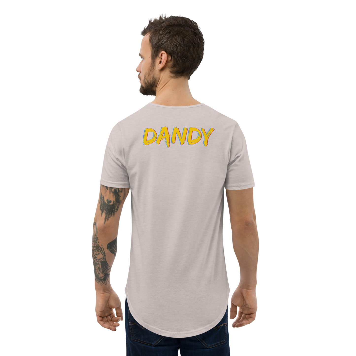 Dandy Men's Curved Hem T-Shirt