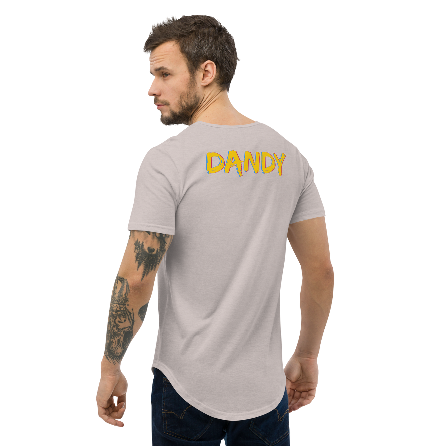 Dandy Men's Curved Hem T-Shirt