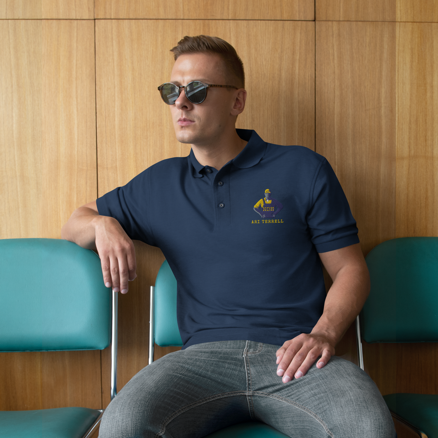 Logo Ari Men's Premium Polo