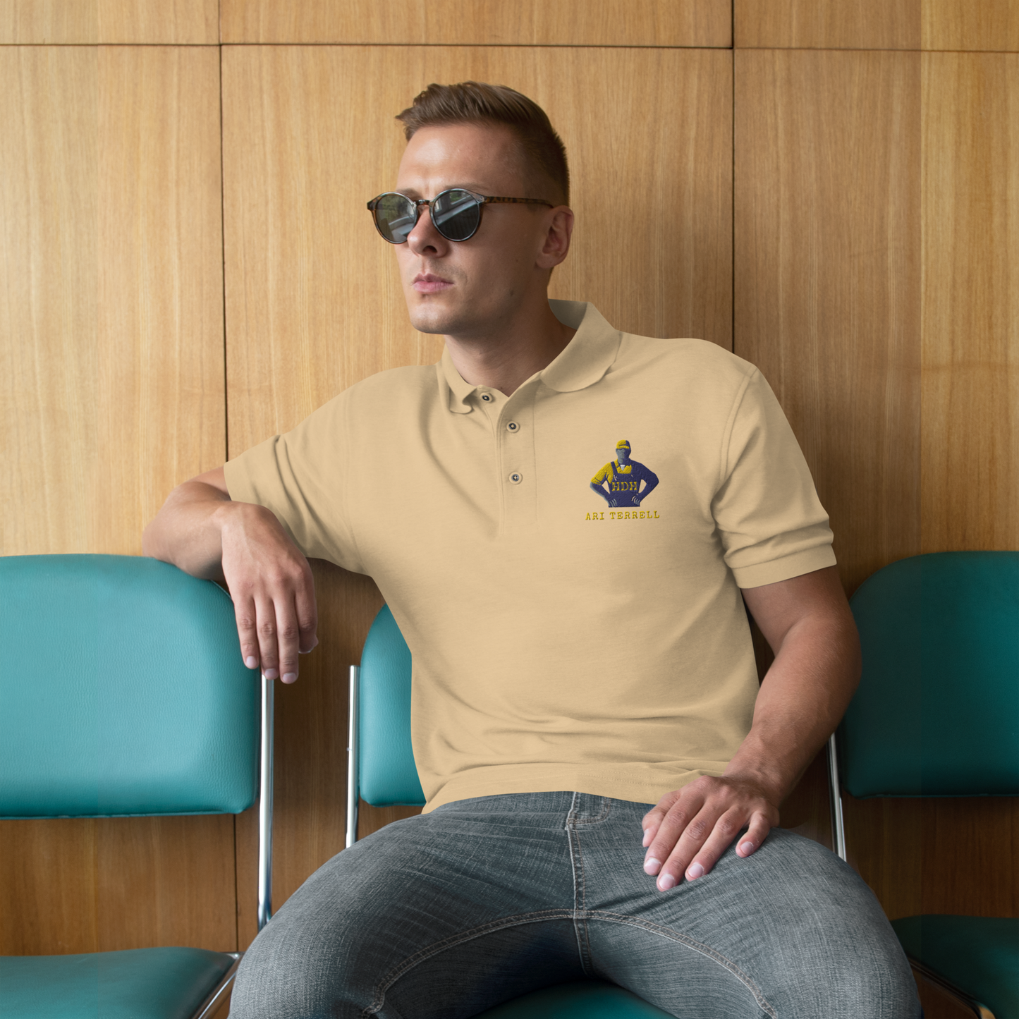 Logo Ari Men's Premium Polo