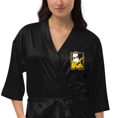 Uncivilized Satin robe