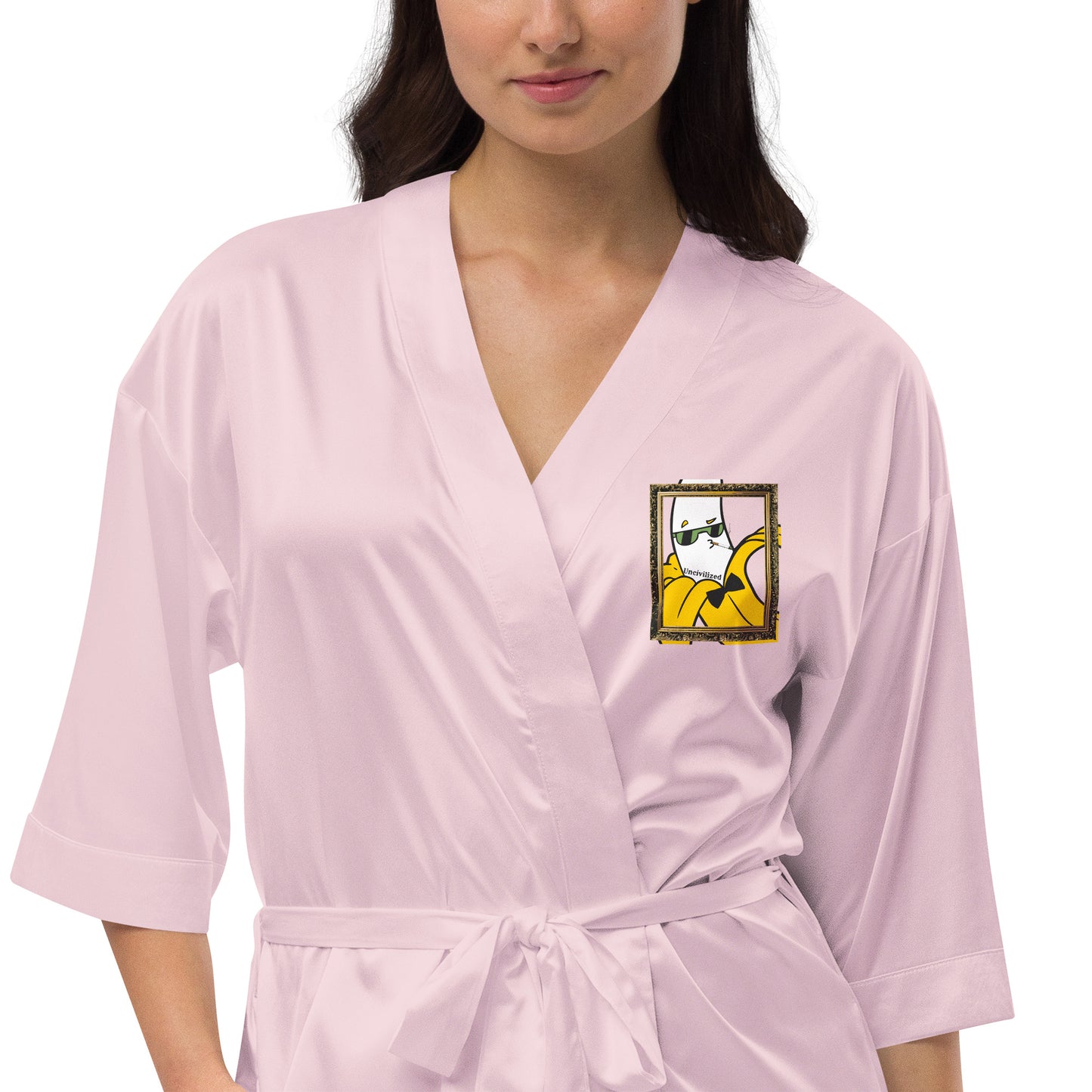 Uncivilized Satin robe