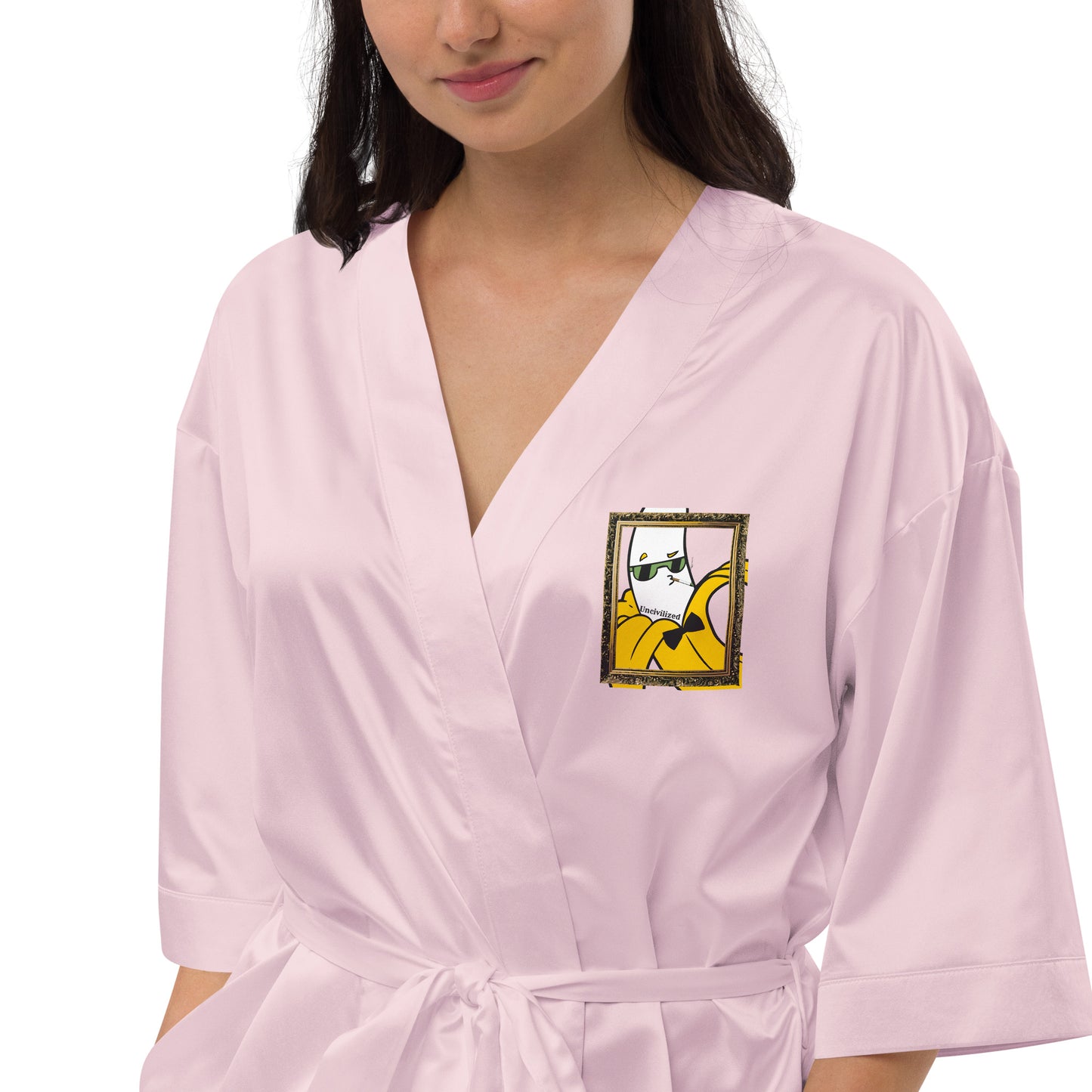 Uncivilized Satin robe