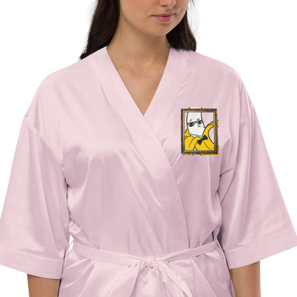 Uncivilized Satin robe