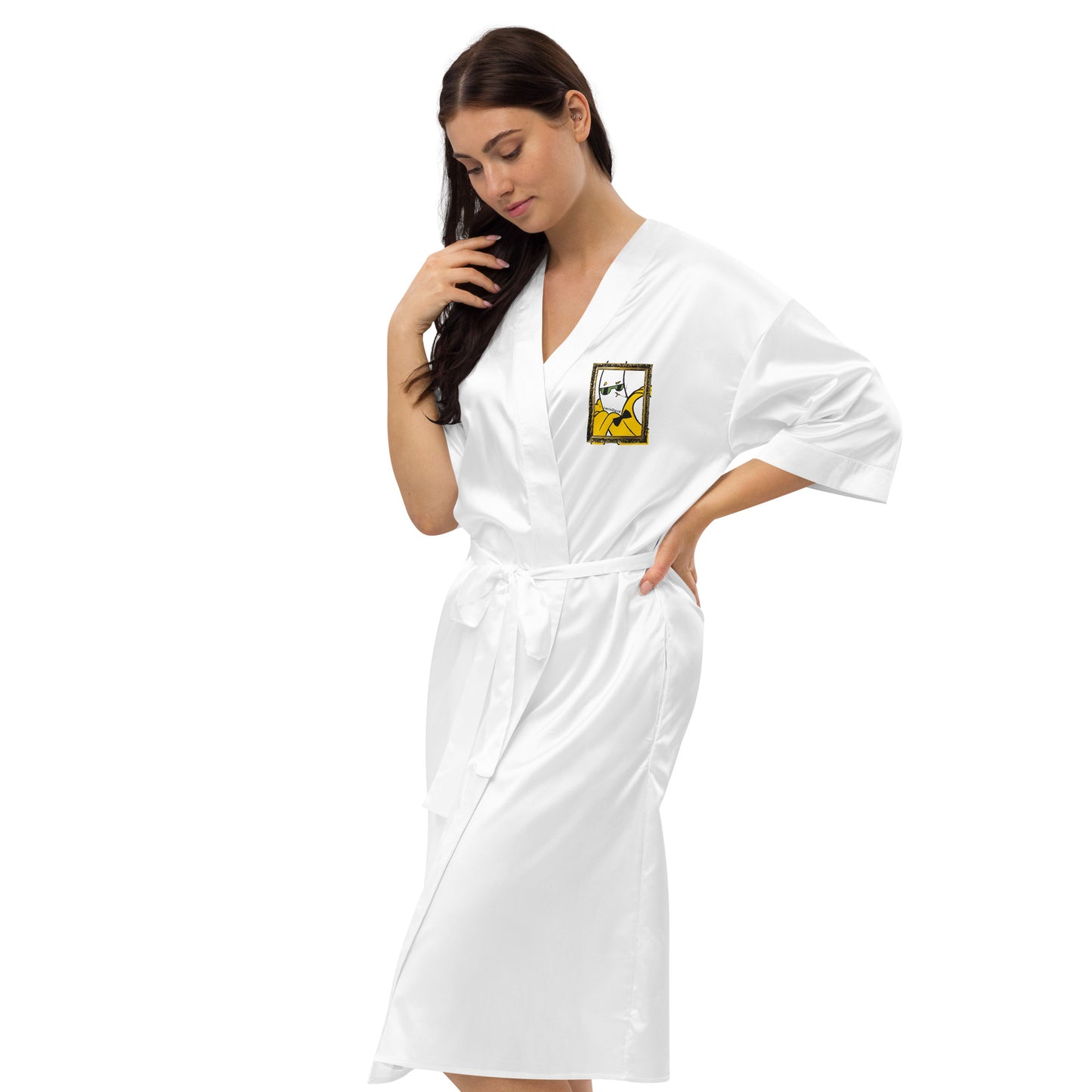 Uncivilized Satin robe