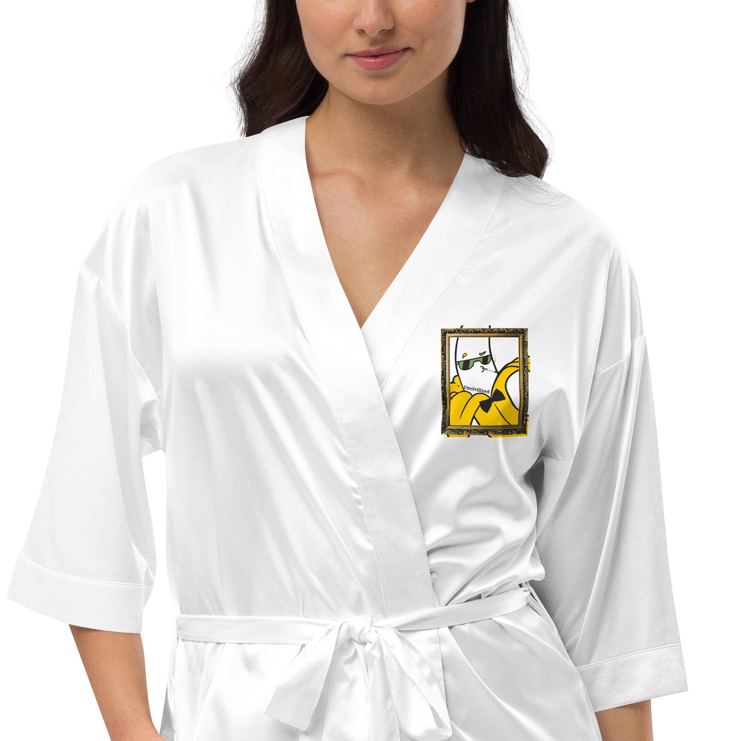 Uncivilized Satin robe