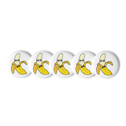 Banana Set of pin buttons