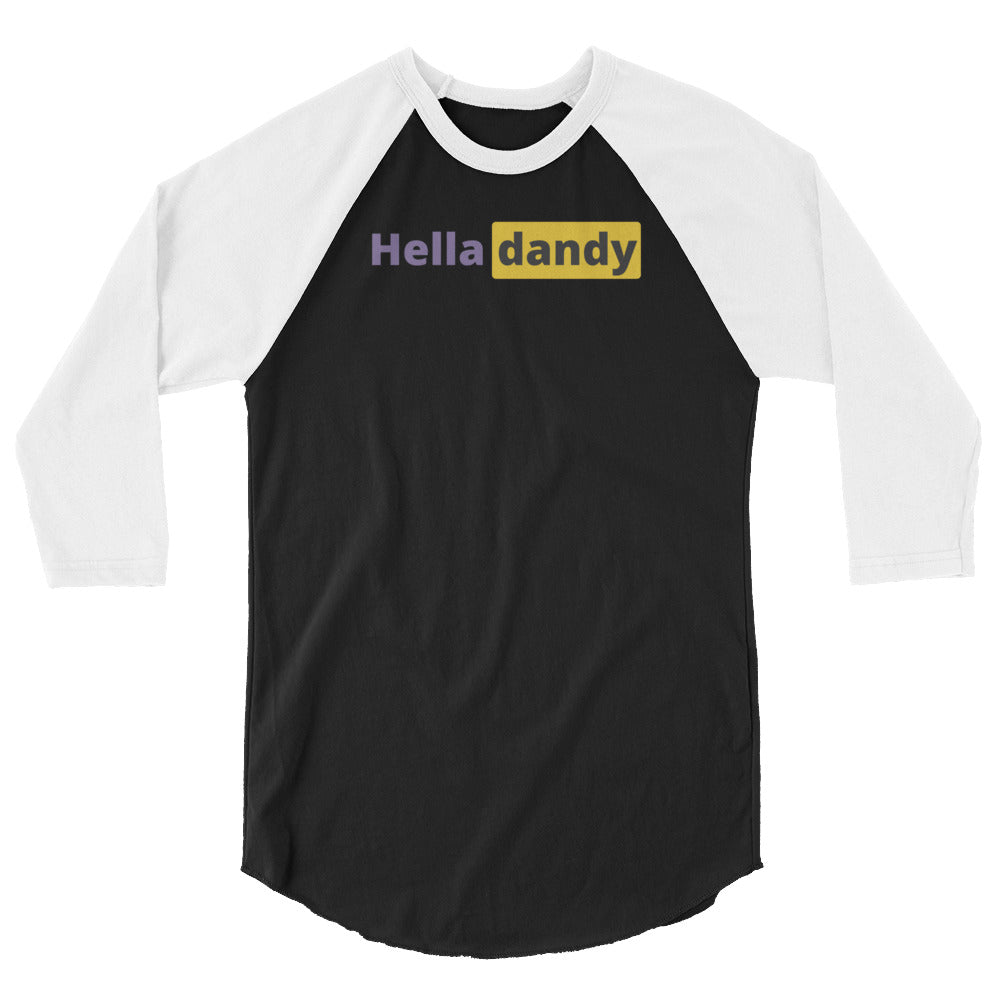 The Hub 3/4 sleeve raglan shirt