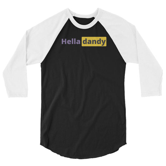 The Hub 3/4 sleeve raglan shirt