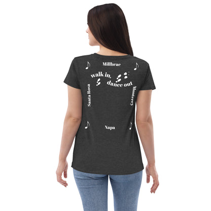 arthur murray Women’s recycled v-neck t-shirt